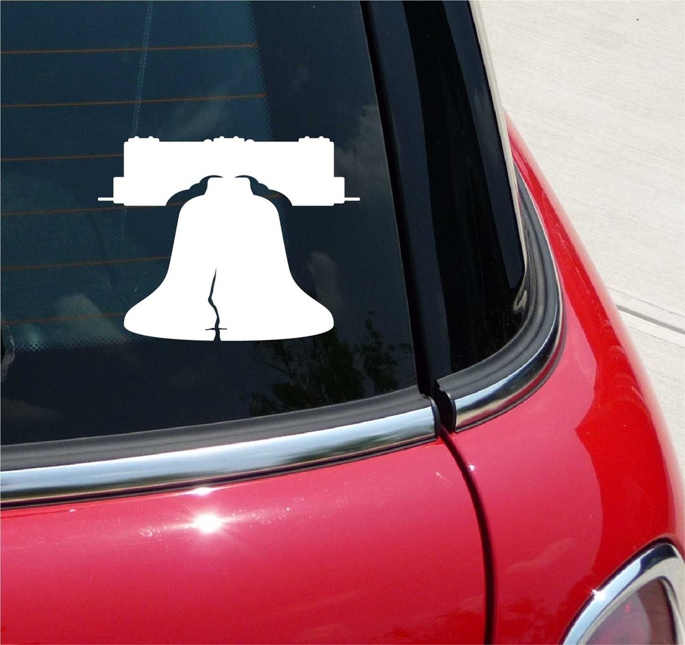 LIBERTY BELL PHILADELPHIA PENNSYLVANIA GRAPHIC DECAL STICKER ART CAR WALL DECOR