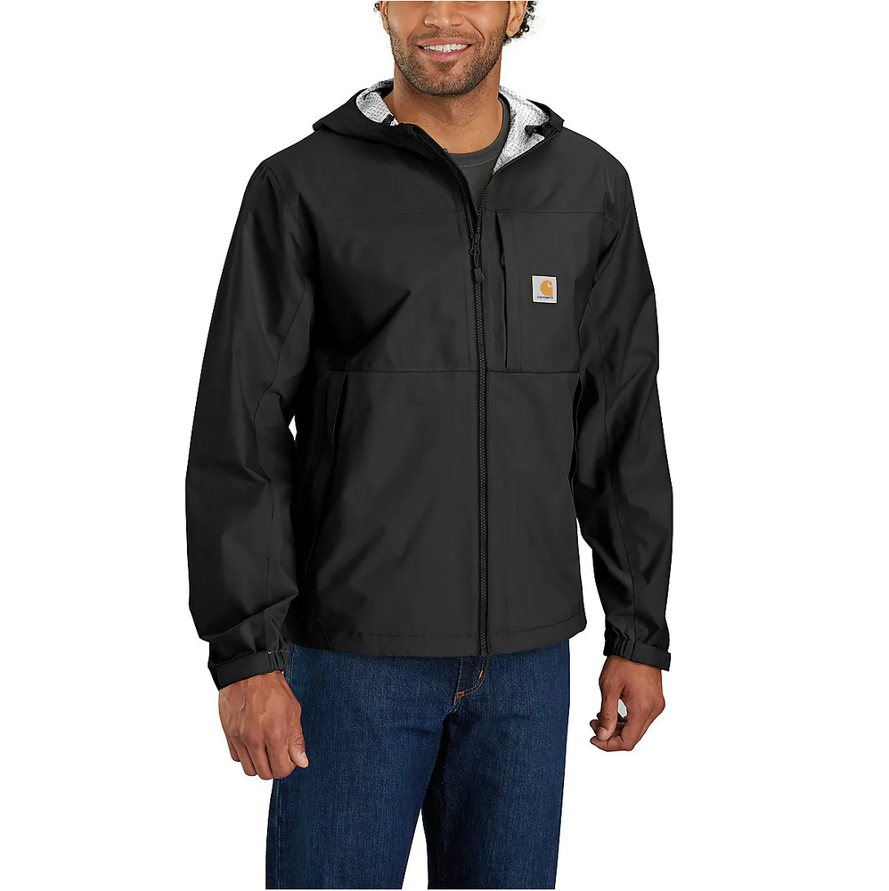 FLASH SALE🔥 Carhartt Men's Storm Defender Relaxed Fit Lightweight Jacket Black-image