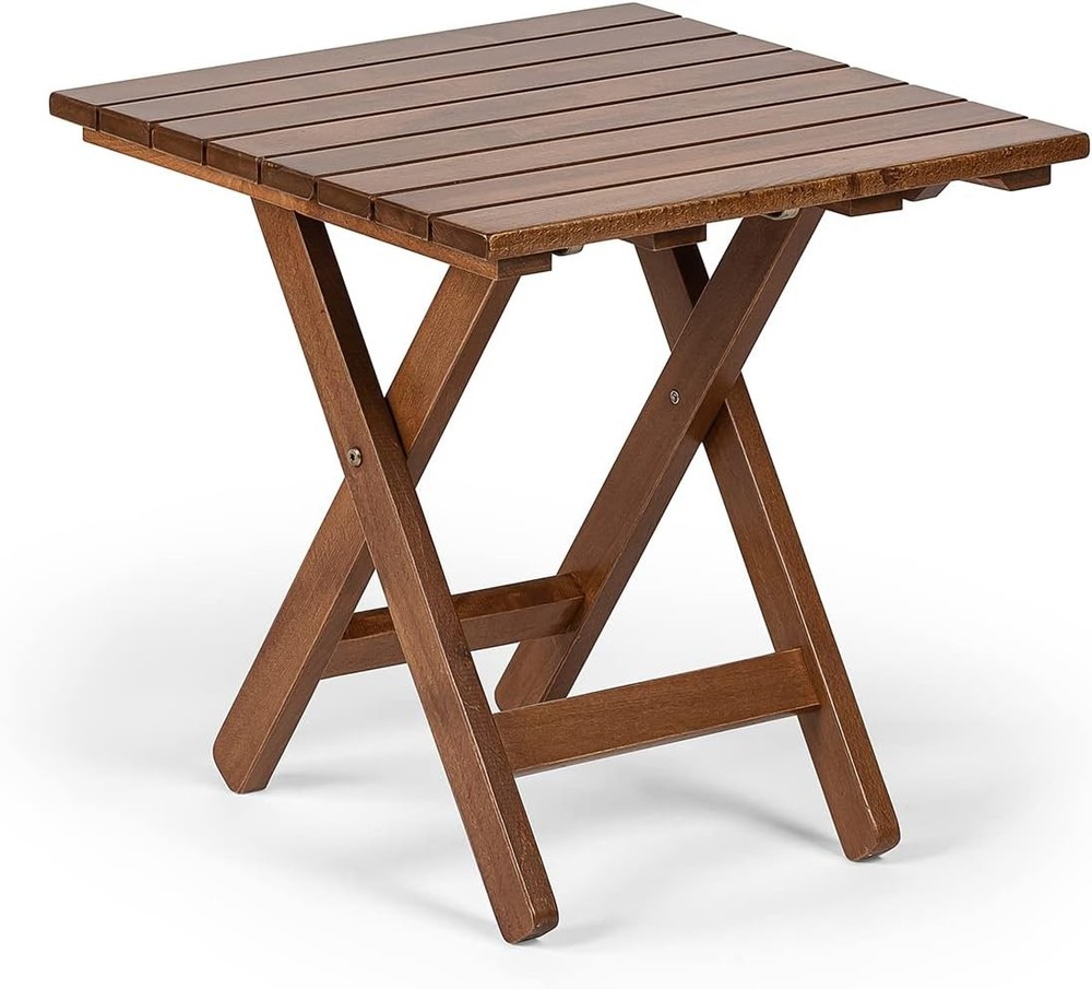 Beech Wood Foldable Side Snack Table, 20