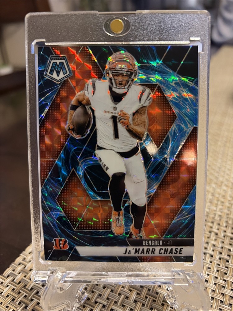 Ja'marr Chase Genesis Prizm - Ssp - 2025 Panini Mosaic Football - Case Hit