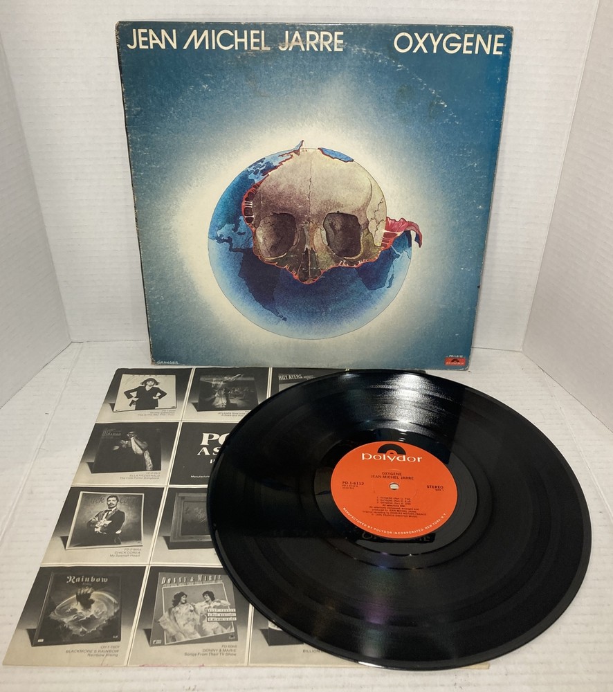 Jean-Michel Jarre - Oxygene LP Vinyl Record Album 1976 Polydor PD-1-6112