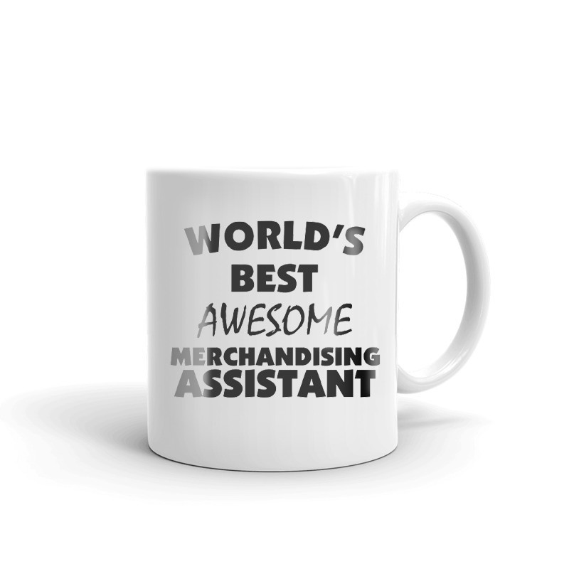 World's Best Awesome Merchandising Assistant Coffee Tea Ceramic Mug Office Gift