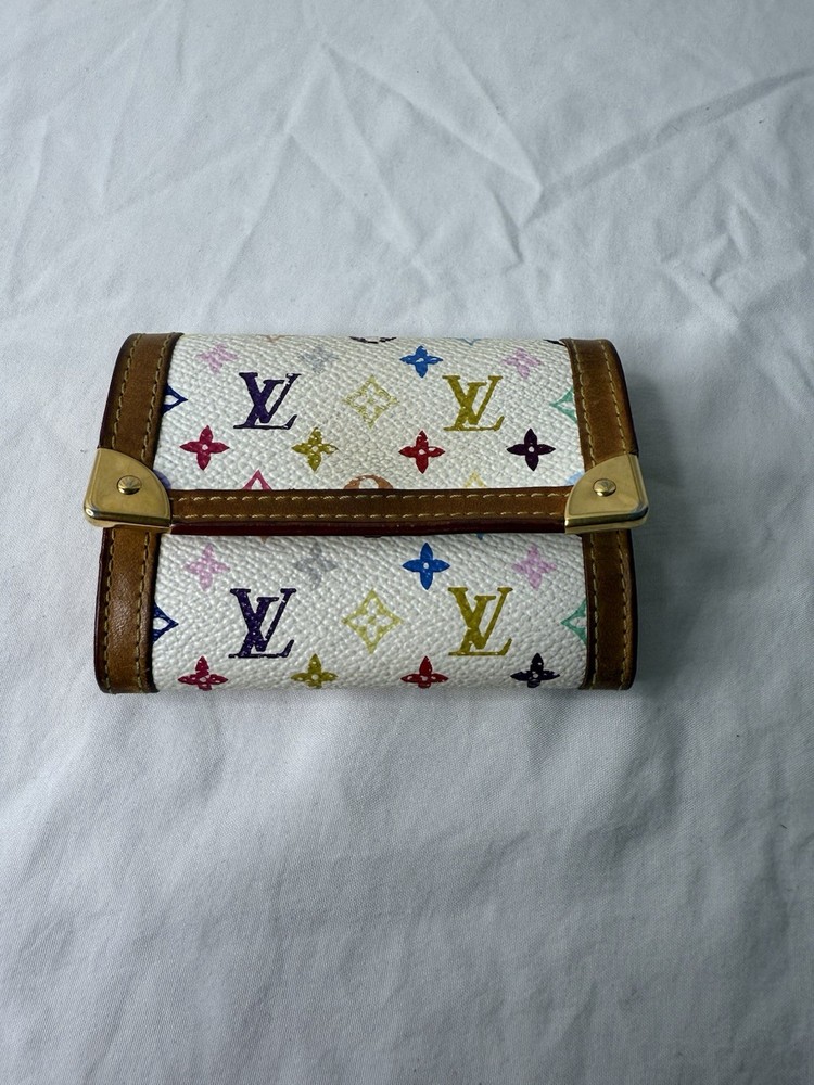 Louis Vuitton Multicolor Murakami Wallet / Card Holder
