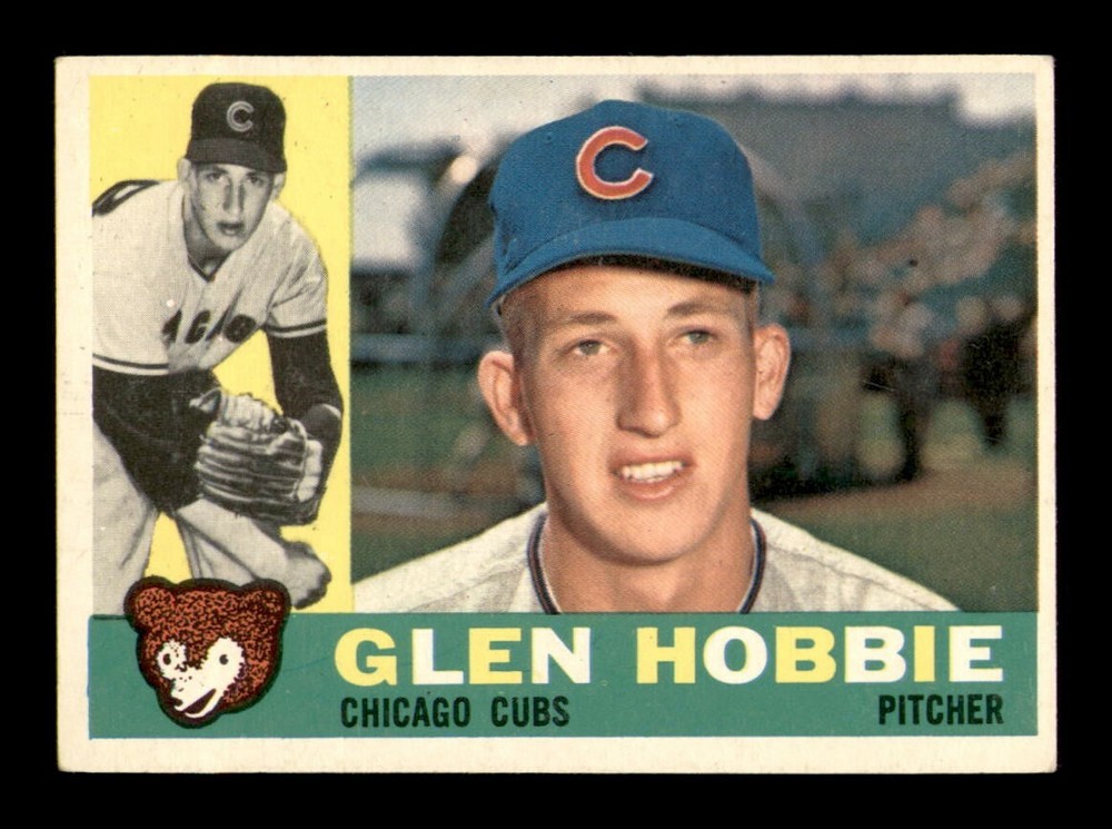 1960 Topps #182 Glen Hobbie EX-MT Baseball Card *OBGcards*