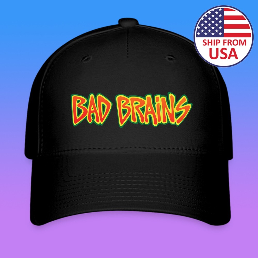 Bad Brains Baseball Cap Hat Size Adjustable S/M & L/XL