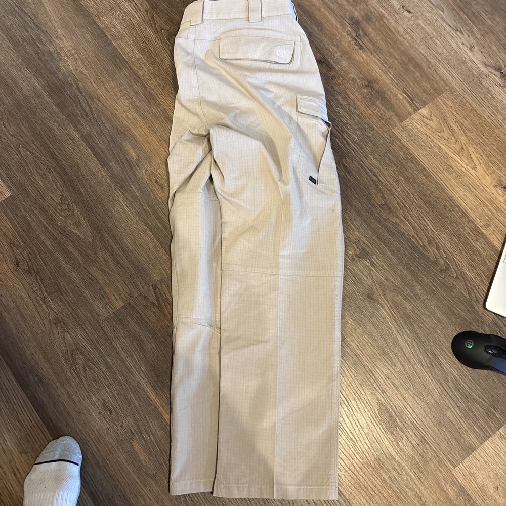 5.11 Tactical Men's 38x32 Khaki Cargo Work Pants Performance Utility