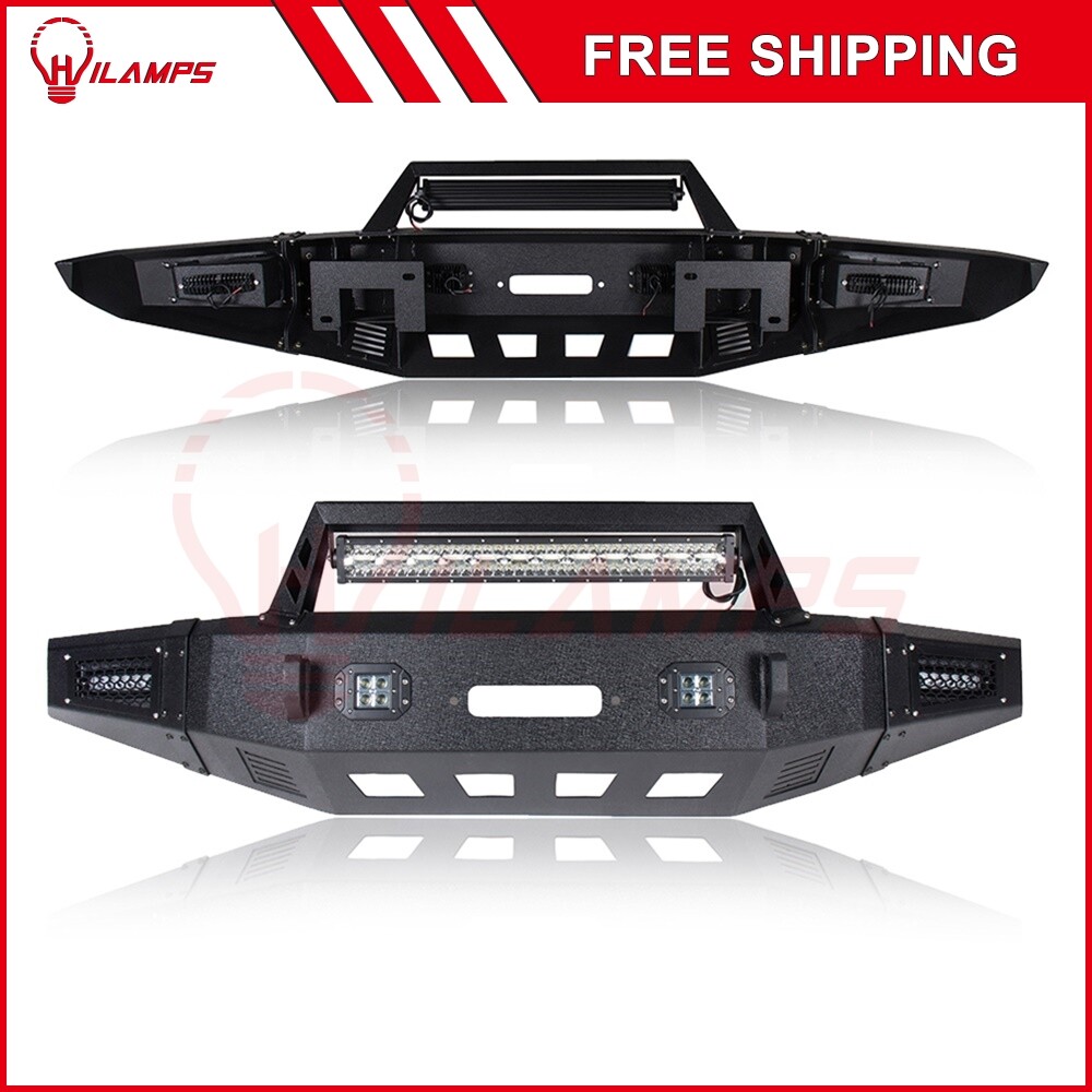 2015-2017 Ford F-150 LED D-Ring Steel Bumper Front & Rear Powder Coated