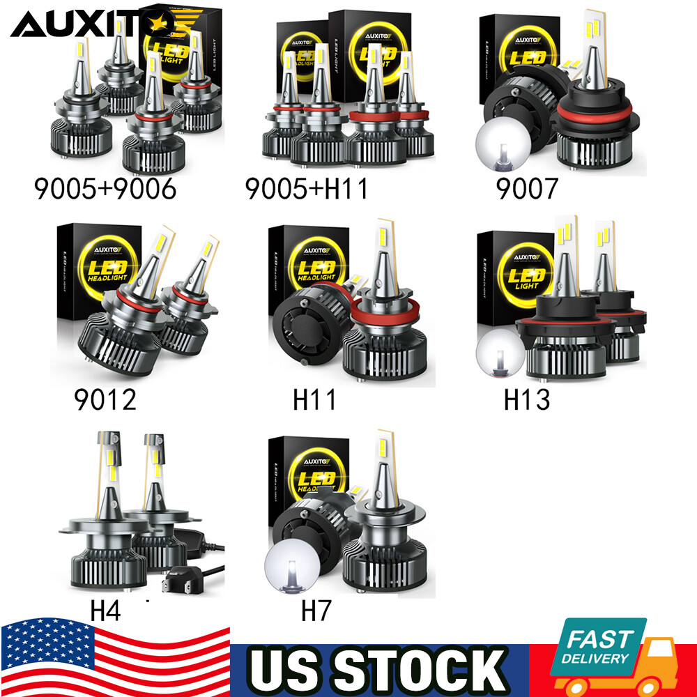 9012 9006 9005 H7 H13 9007 H11B LED Headlight Super Bright Bulb High/Low Beam M