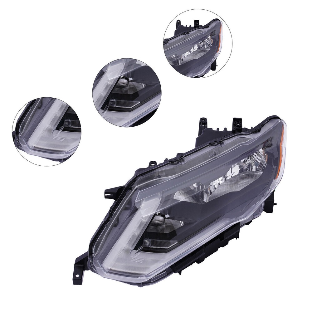 2017-2019 Nissan Rogue Left Driver Side Headlight Assembly US Fit