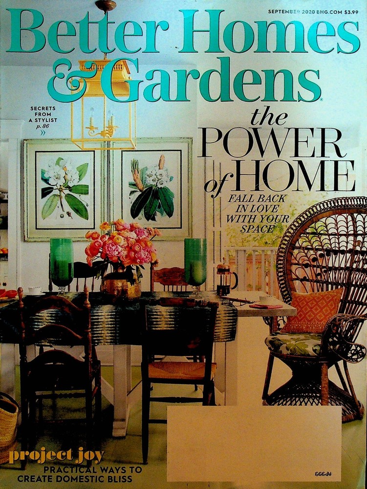 Better Homes & Gardens Magazine September 2020 Food Health Beauty