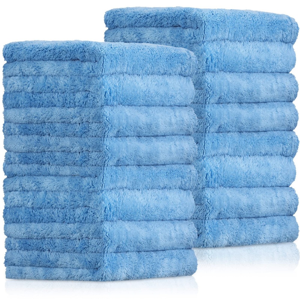 16 Pcs 15 Pcs Car Microfiber Towels Buffing Drying Wash Cleaning Cloths Plush...