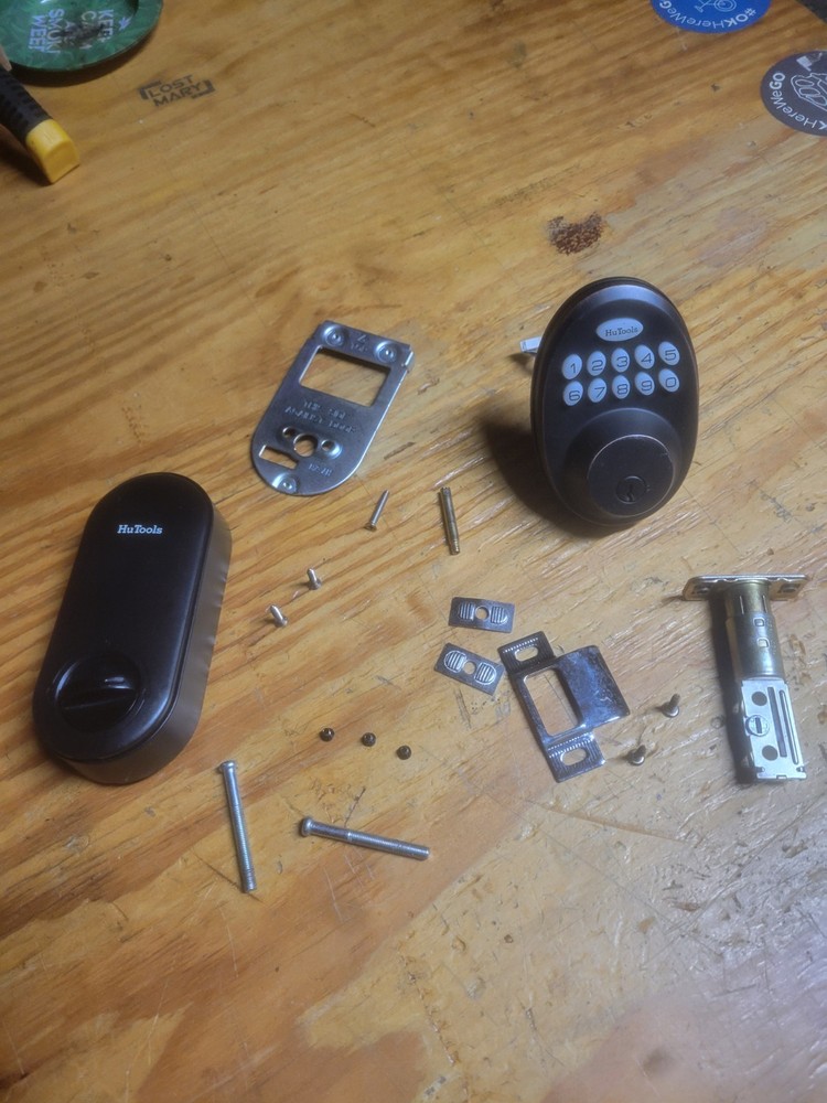 HuTools Keyless Entry Deadbolt Lock with Electronic Keypad