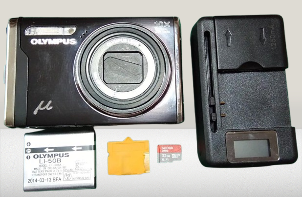 Olympus μ-9000 12MP 10x Zoom Compact Digital Camera Tested Used Japan