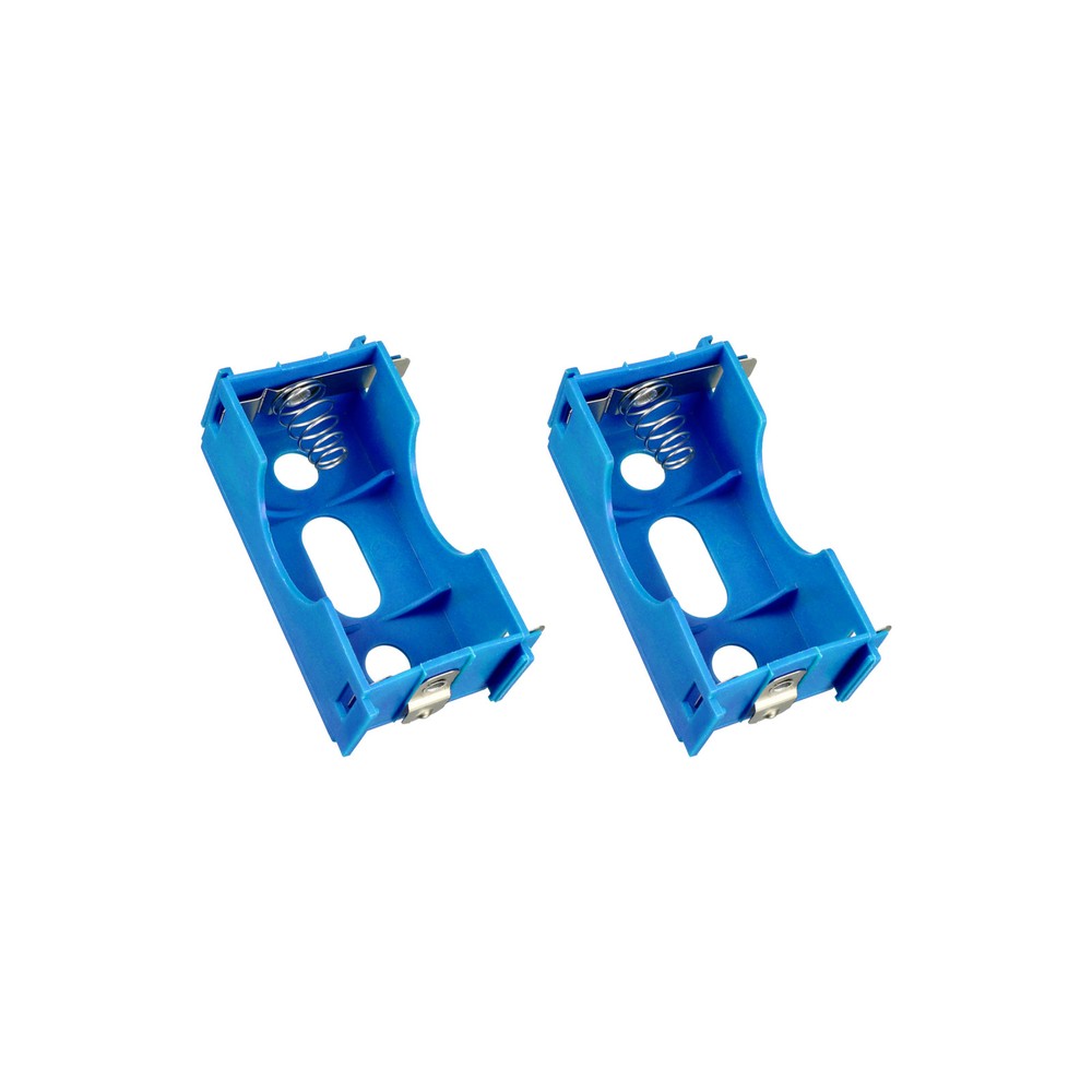 2 Pack D Size Battery Holder Boxes Case with Pin for DIY Projects