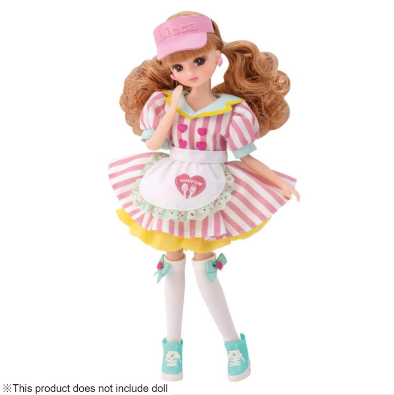 Clothes Set TAKARA TOMY Licca doll Clothes set Happy Clerk Dress Licca-chan NEW