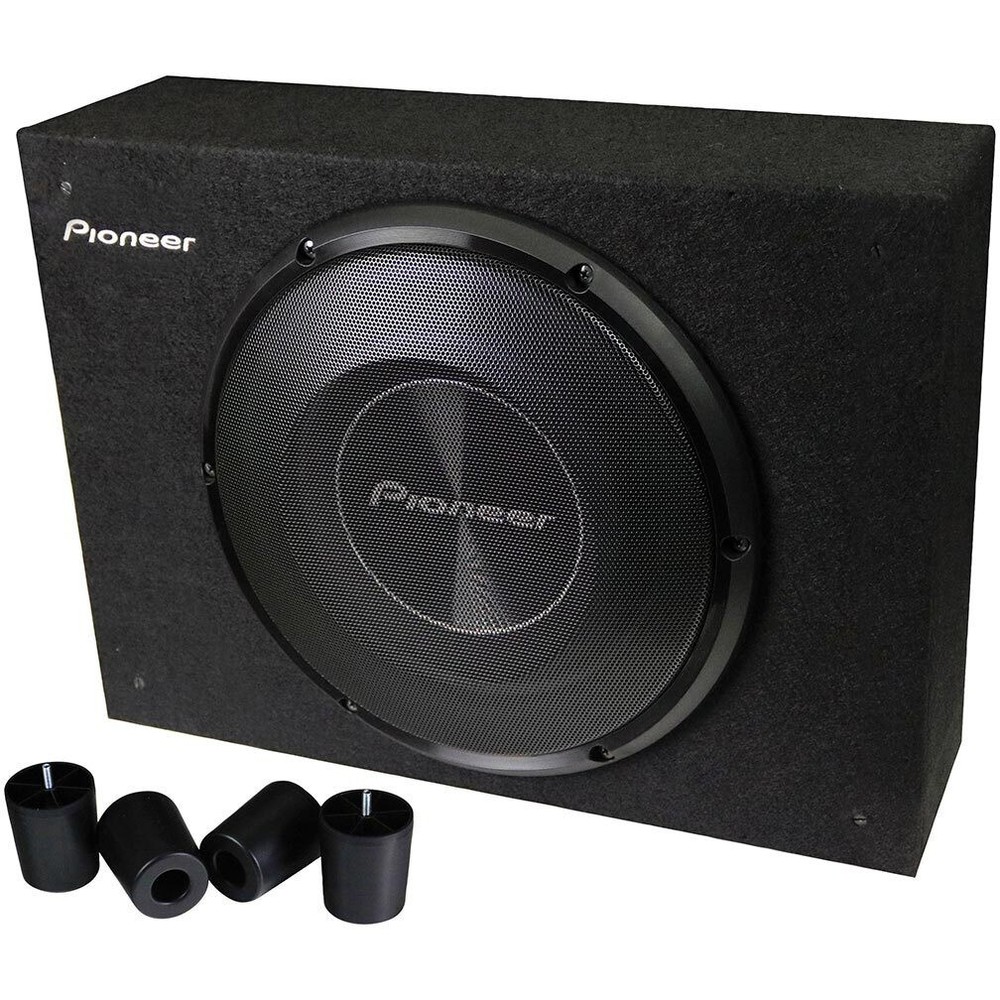 Pioneer TSA2000LB Shallow Sealed Enclosure with 8-Inch Woofer – 700 Watts Max Po