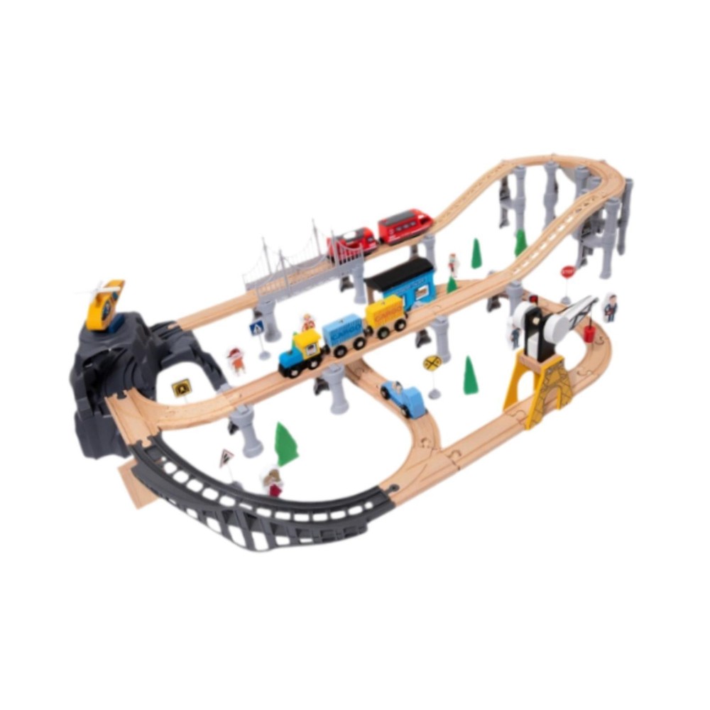 Toddler Model Train Set Preschool Learning Toy Montessori Toys for Boys Girls