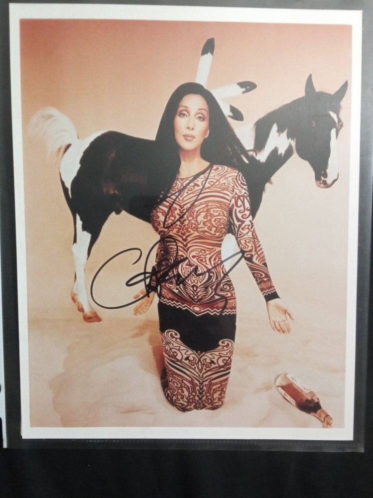 CHER autograph ACOA signed 8x10 photography