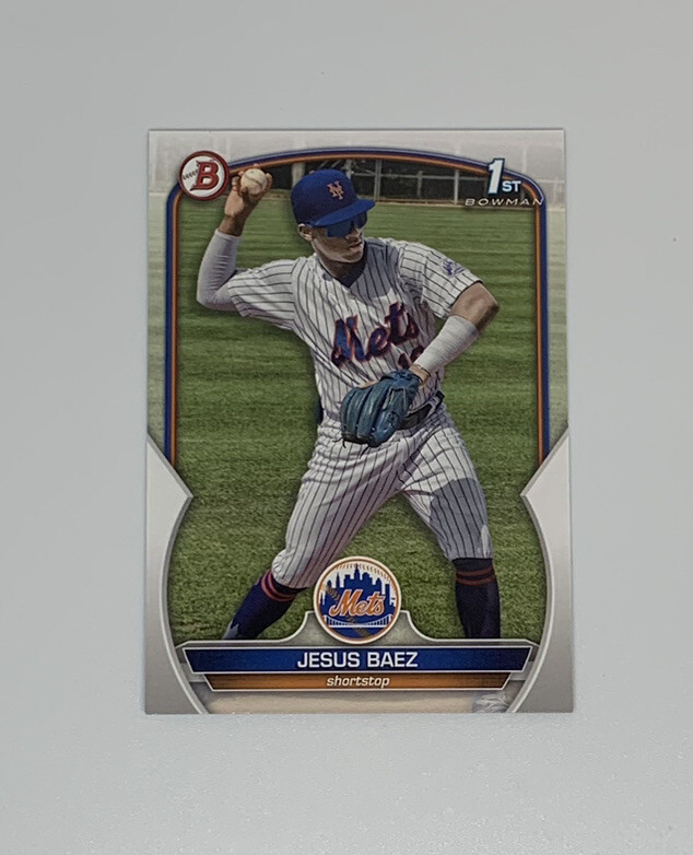 2023 Bowman 1st Bowman Jesus Baez BP-12 New York Mets