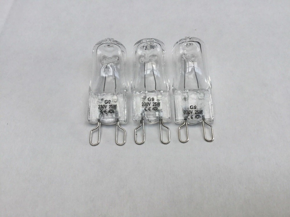 3-Pack Neff Oven Halogen Lamps B16P42N3AU/01 & B16P42N3AU/02 Replacement Bulbs