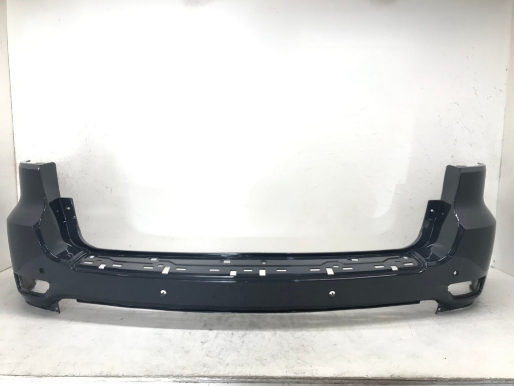 Rear Upper Bumper Cover Gray Jeep Grand Cherokee 2016-2022 w/Sensor Holes CAPA