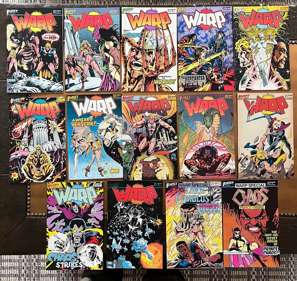 Warp #3 5 6 7 8 9 10 11 12 15 16 17 + Special 1 & 2 - First Comics 1983 - NM