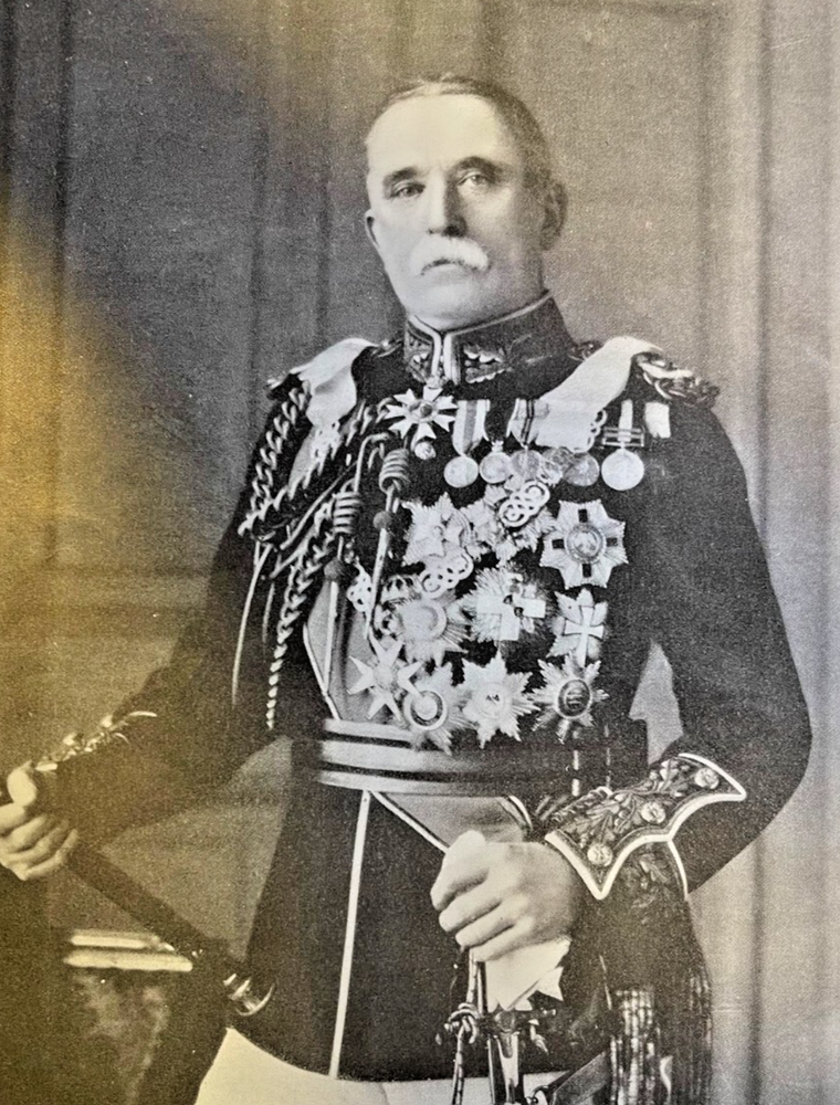 1922  Vintage Magazine Illustration British Field Marshal Lord John French