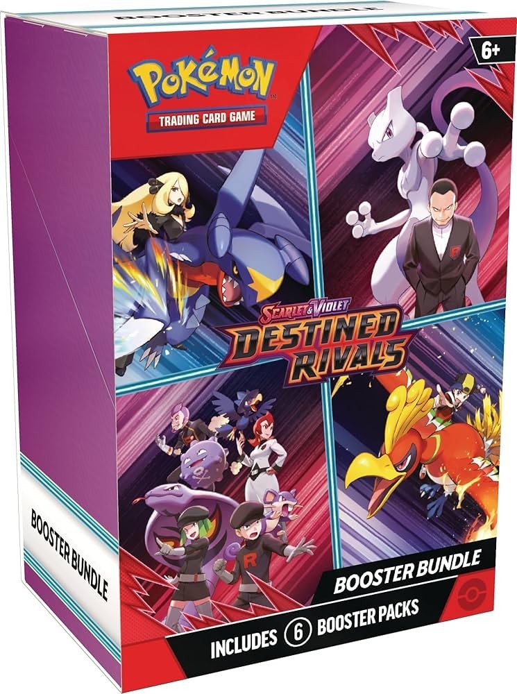 6x Destined Rivals Booster Bundle Lot of 6 New/Factory Sealed ✅ Pokemon TCG