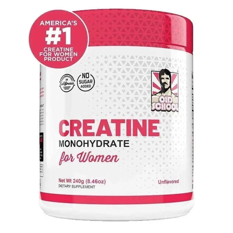Creatine Monohydrate 5000mg for Women 2g Collagen & 1g BCAA – 240g (30 Servings)