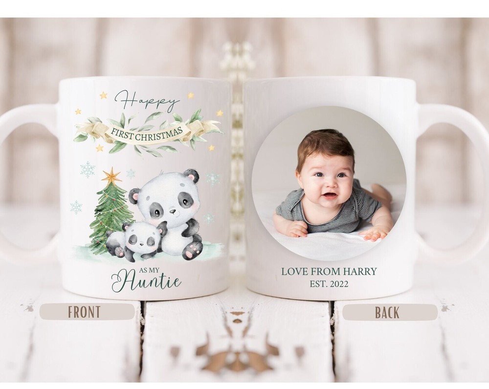 First Christmas Gift For Auntie 2022 Baby Christmas Gift For Aunt Personalised