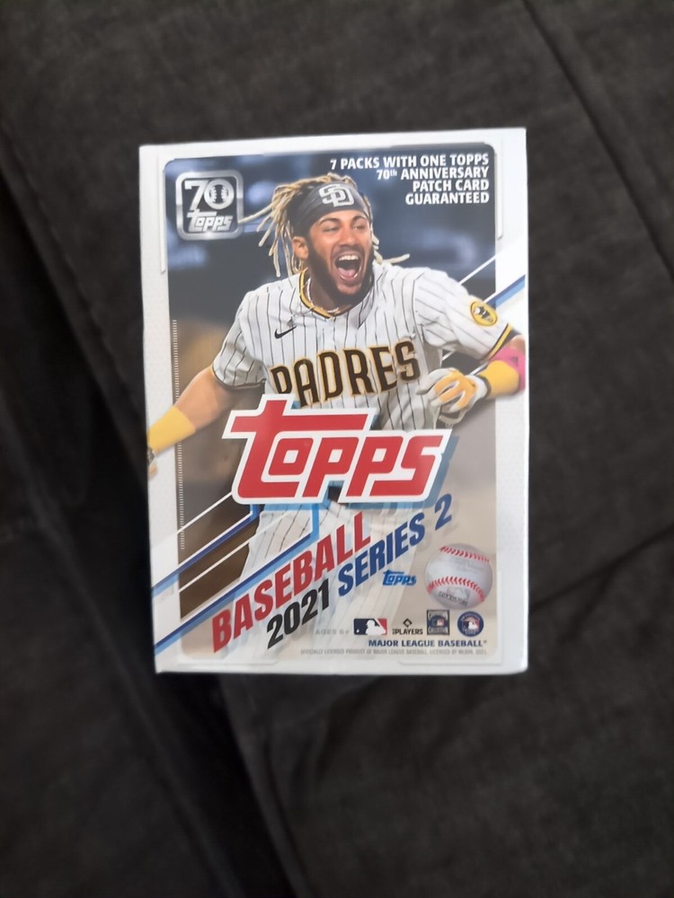 2021 Topps Baseball Series 2 Sealed Blaster Box with Exclusive Patch Card