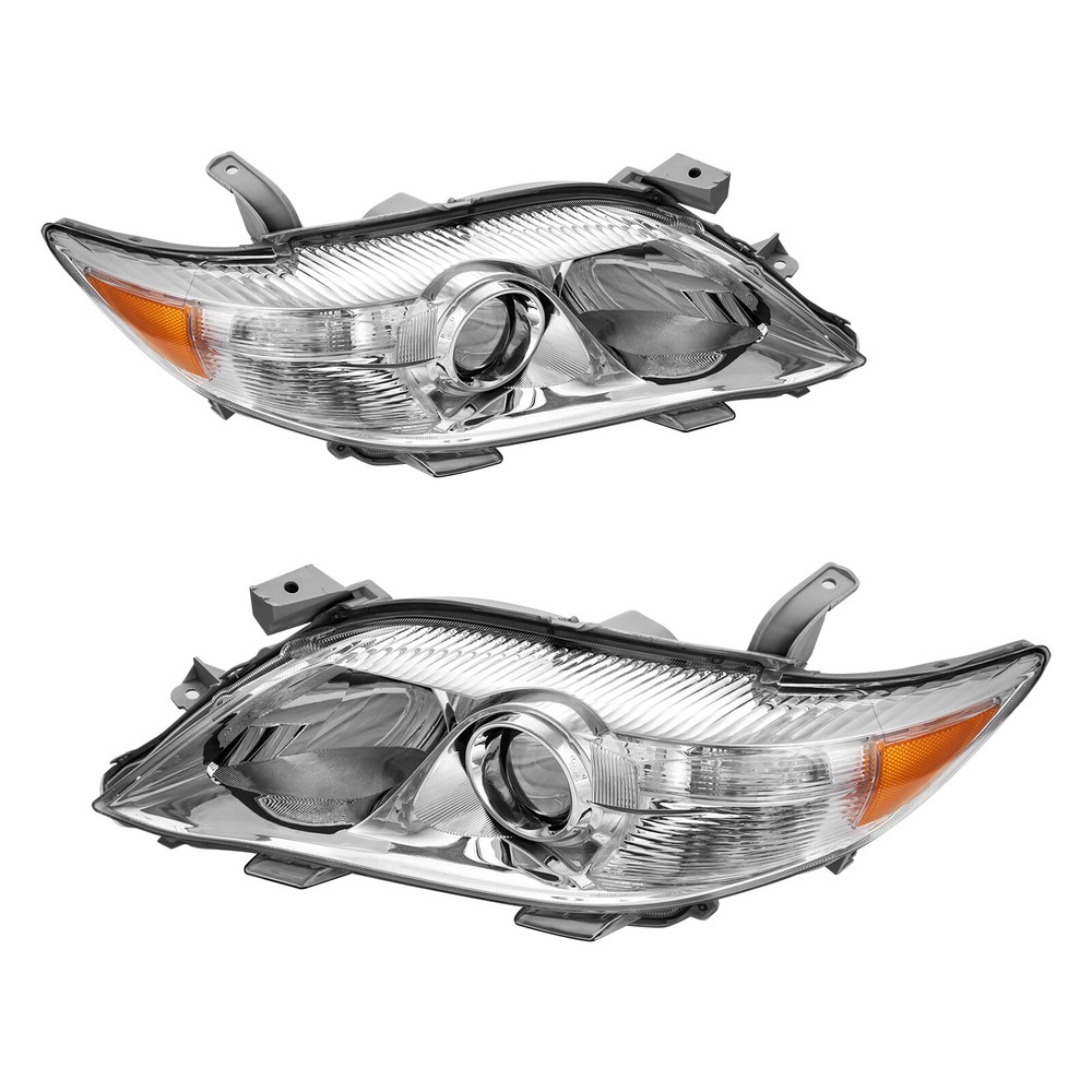 2010-2011 Toyota Camry Projector Headlight Assembly Pair Left & Right