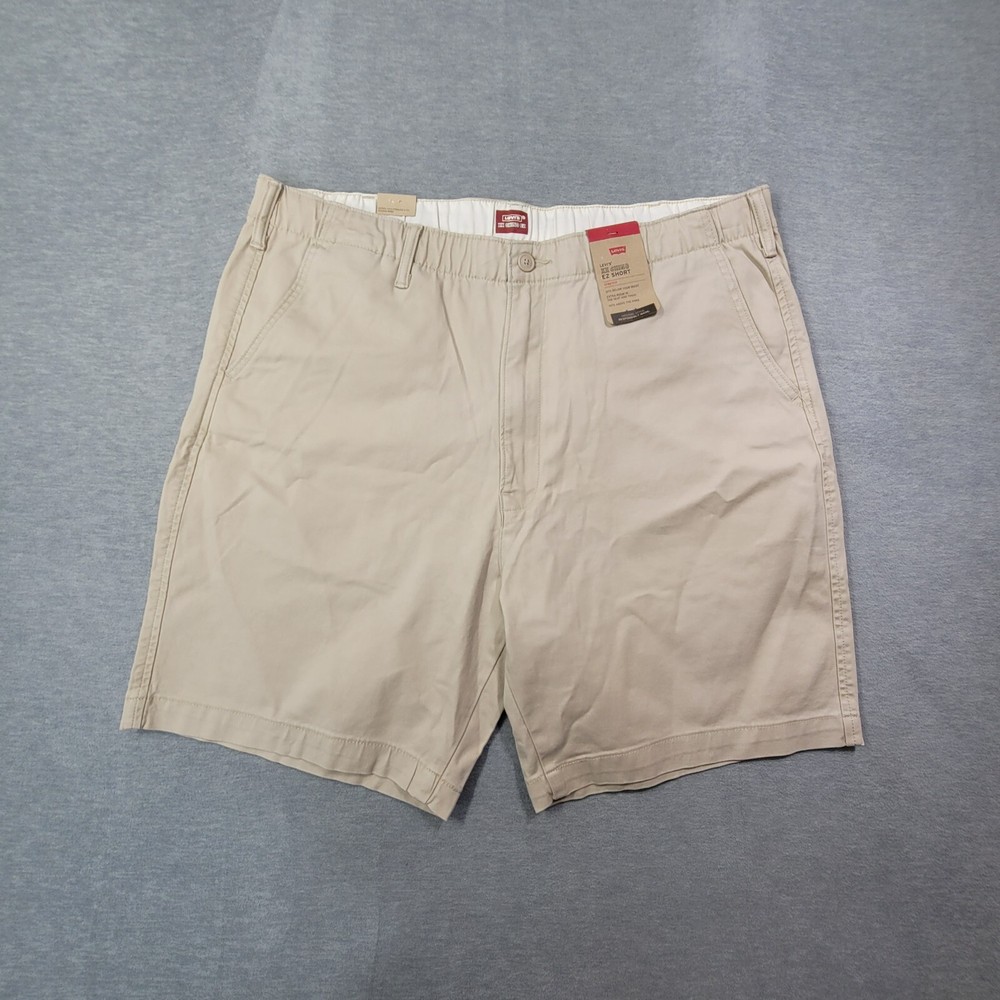 Levis Shorts Mens XL Beige XX Chino EZ Short Stretch Casual Comfort NWT