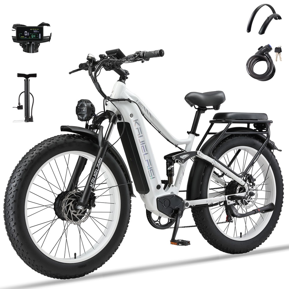 Peak 6000W Dual Motor eBike For Adults 45MPH 60V/35Ah 26