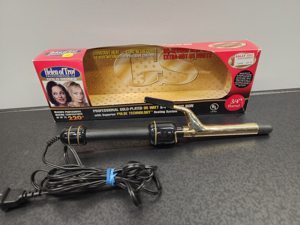 Vtg Helen of Troy Professional Curling Iron 3/4