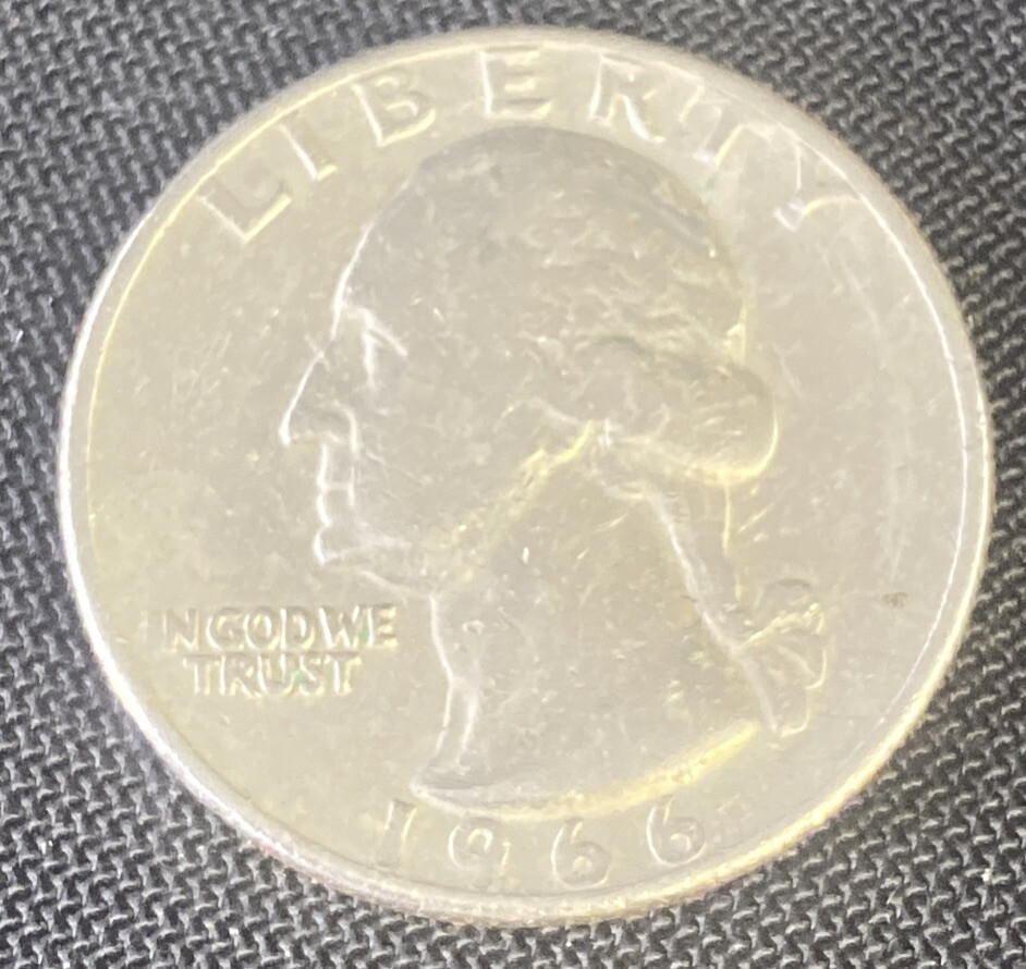 1966 Quarter No Mint Mark Good Shape