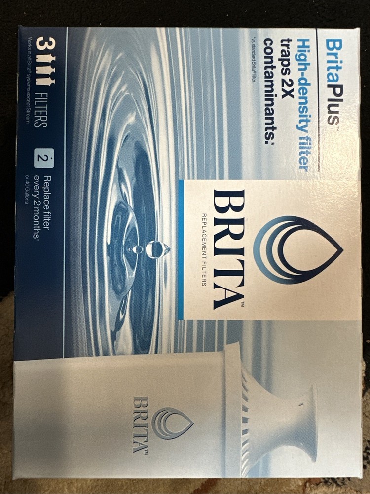 Brita Plus Water Filter, BPA-Free, High-Density Replacement Filter for Pitchers