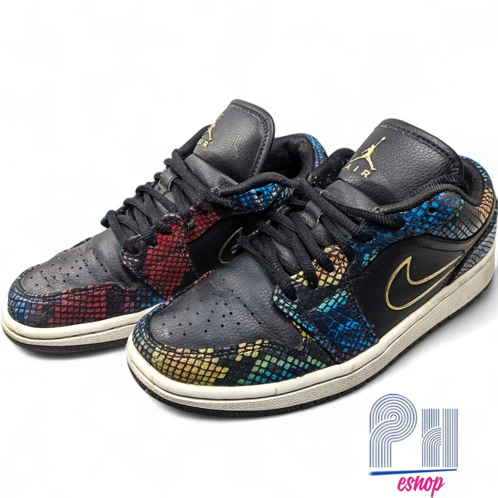 Nike Air Womens 7 Jordan Air Jordan 1 Low 'Multi Snakeskin' CW5580-001 shoes