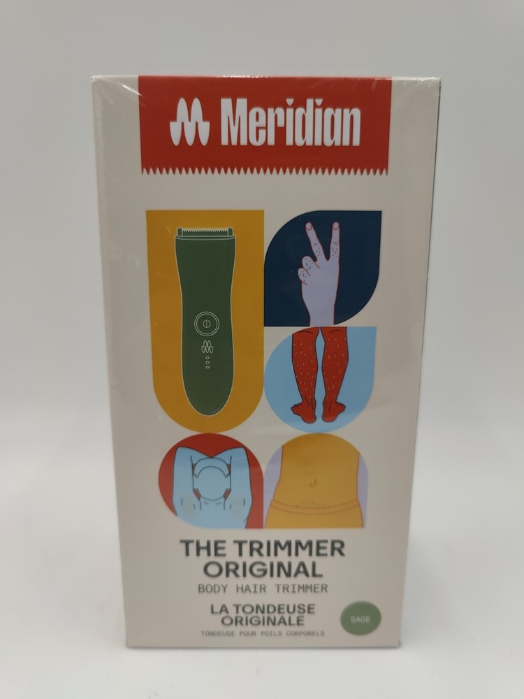Meridian The Trimmer Original Sage Body Hair Trimmer Waterproof Rechargeable