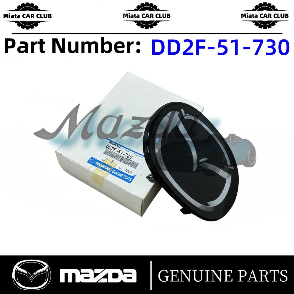Genuine Mazda3 2016-2019 Front Grille Mascot Emblem DD2F-51-730 OEM