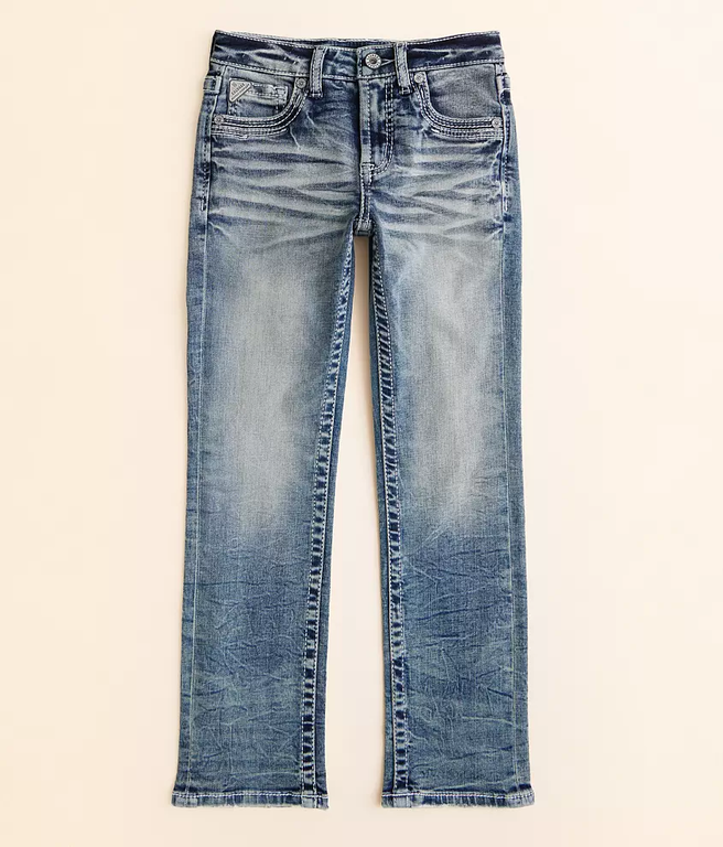 Salvage Supply Company Anarchy Straight Style Cadet Blue W30 X L30 Jeans NWT