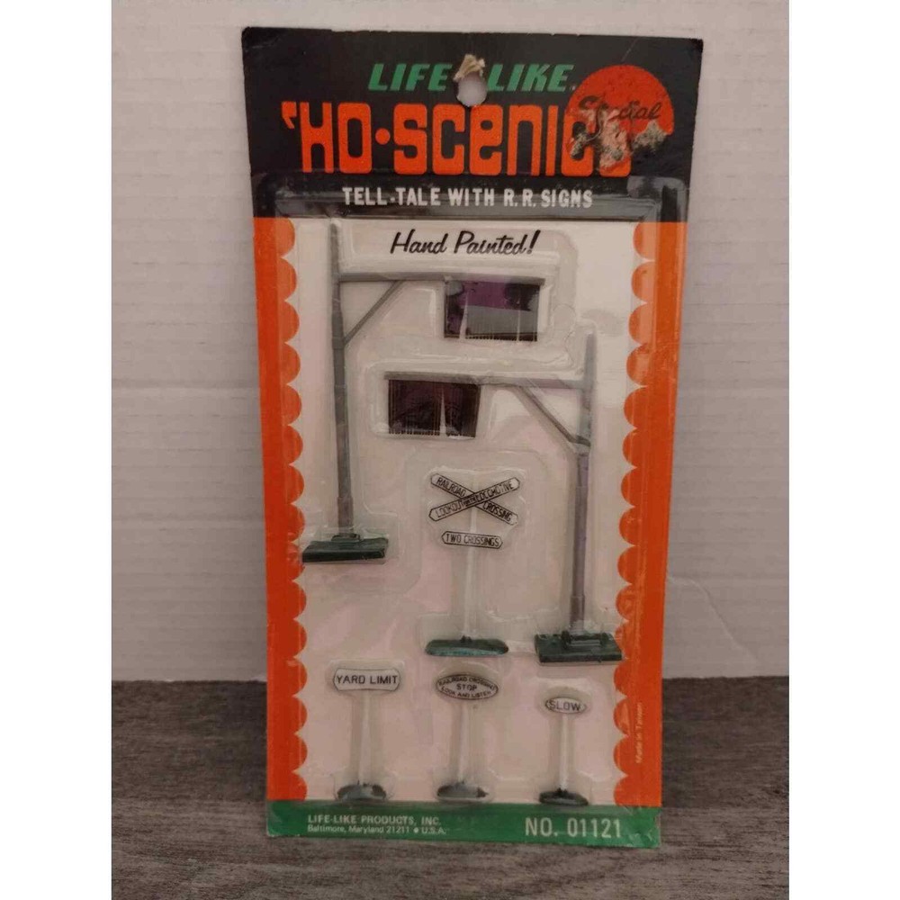 Life Like Scenics HO Scale Model Train Railroad Signals & Tell Tale NOS