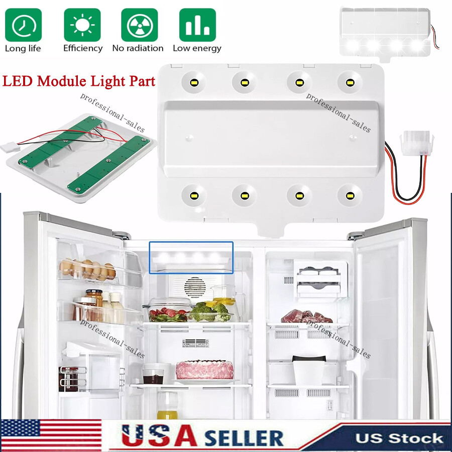 LED Refrigerator Light fit for Whirlpool Kenmore Maytag W11043011, W10866538