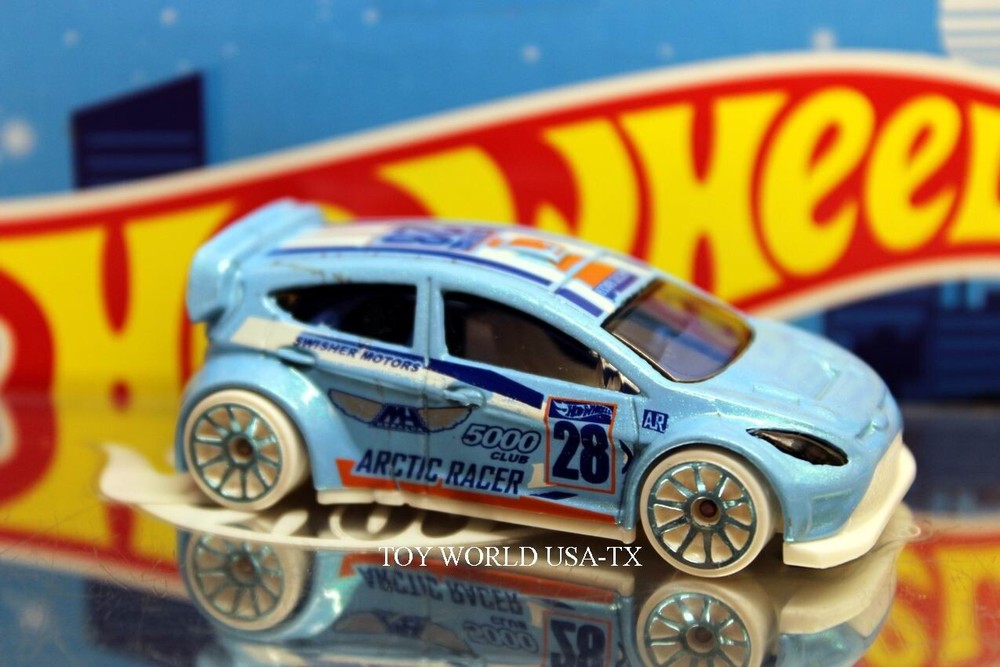 2016 Hot Wheels #157 HW Snow Stormers '12 Ford Fiesta light blue