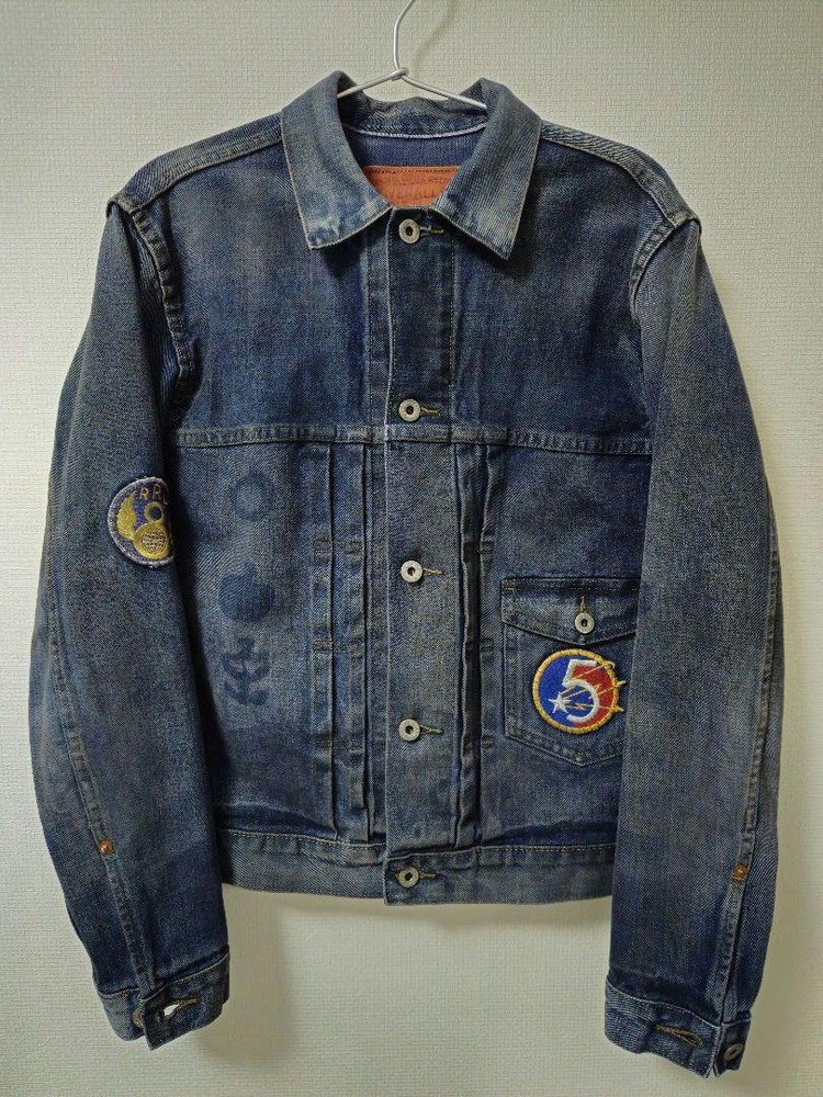 Rrl Double Rl Patch Denim Jacket Xs _#rl300