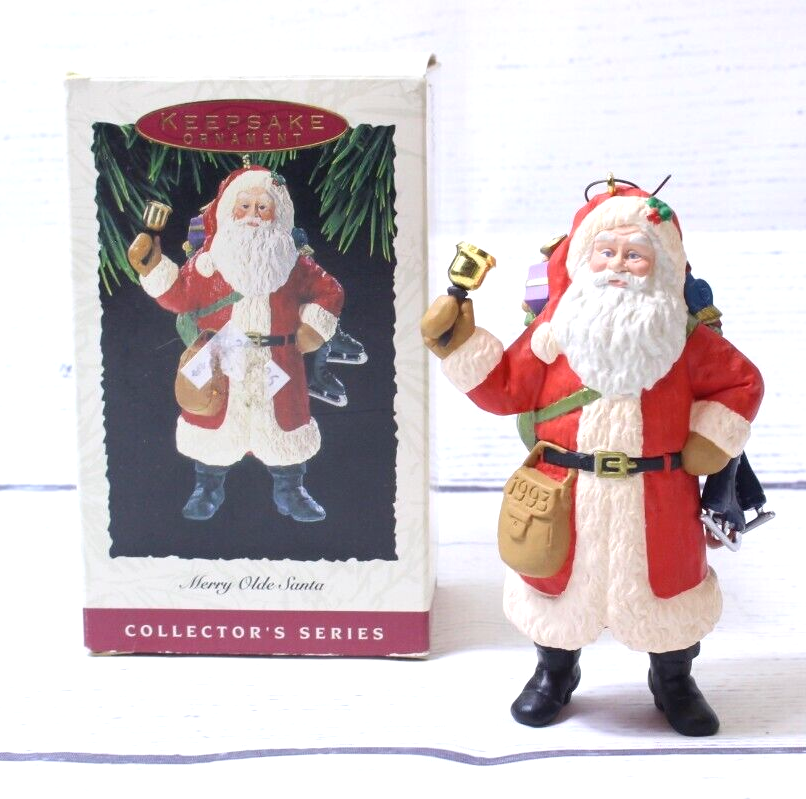 Hallmark Keepsake Merry Olde Santa Christmas Ornament Fourth in Series 1993