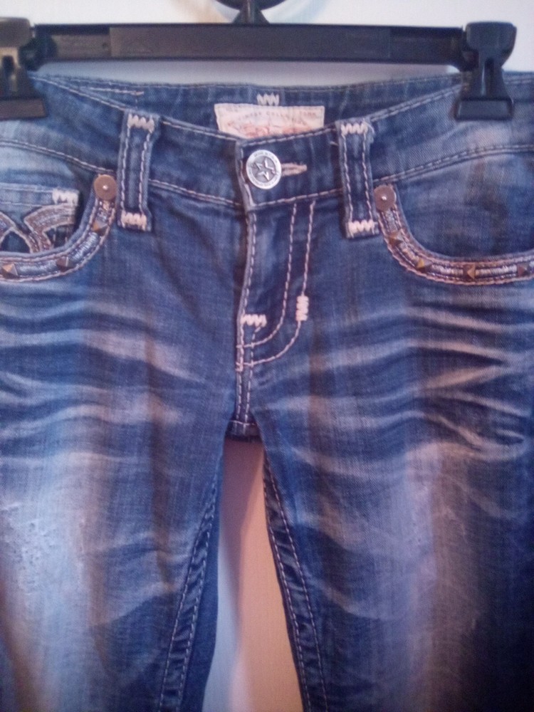 Big Star Vintage Sweet Skinny Thick Stitch Jeans Size 27 Regular