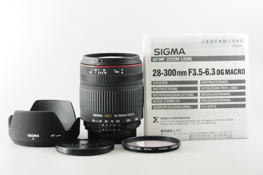 Near Mint SIGMA ZOOM 28-300mm F/3.5-6.3 DG MACRO For Nikon #3402