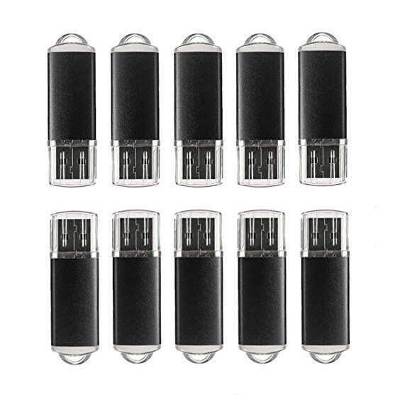 Wholesale Sale 500 Pack 16GB USB 2.0 Metal Rectangle USB Flash Drive Thumb Drive-image