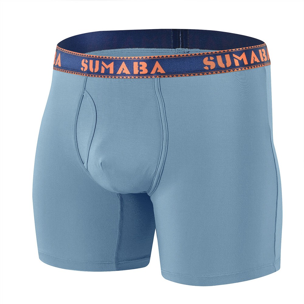 Men's Boxer Briefs Big And Tall Underwear Bamboo Soft Comfort Fit Sports Boxer